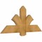 Ekena Millwork Redmond Rough Sawn Timber Gable Bracket, Western Red Cedar, 48"W x 22"H x 2"D x 6"F, 11/12 Pitch GBW048X22X0206RED00RWR - alternate 2